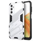 Samsung Galaxy A24 Hybrid Tough Cover with Kickstand - White