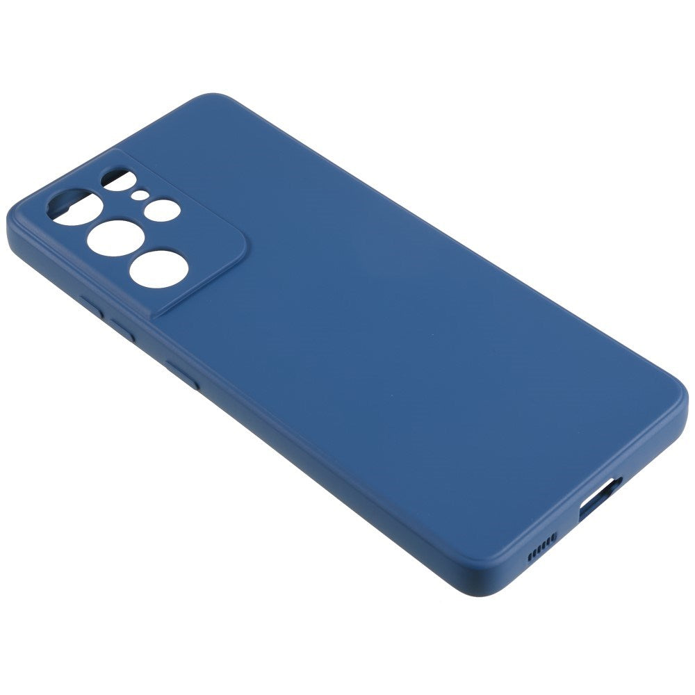 EIDERWOOD Samsung Galaxy S21 Ultra Lined Flexible Plastic Case - Blue