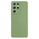 EIDERWOOD Samsung Galaxy S21 Ultra Lined Flexible Plastic Case - Light Green