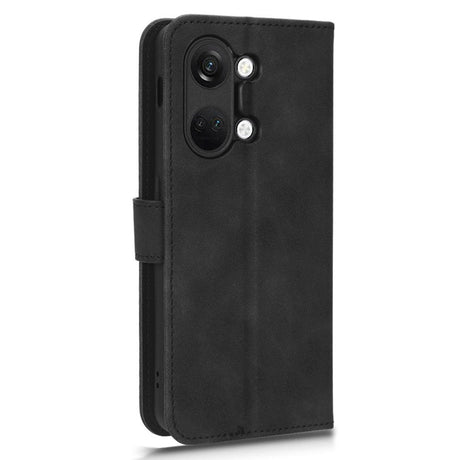 OnePlus Nord 3 (5G) Leather Flip Case with Wallet and Stand Function - Black