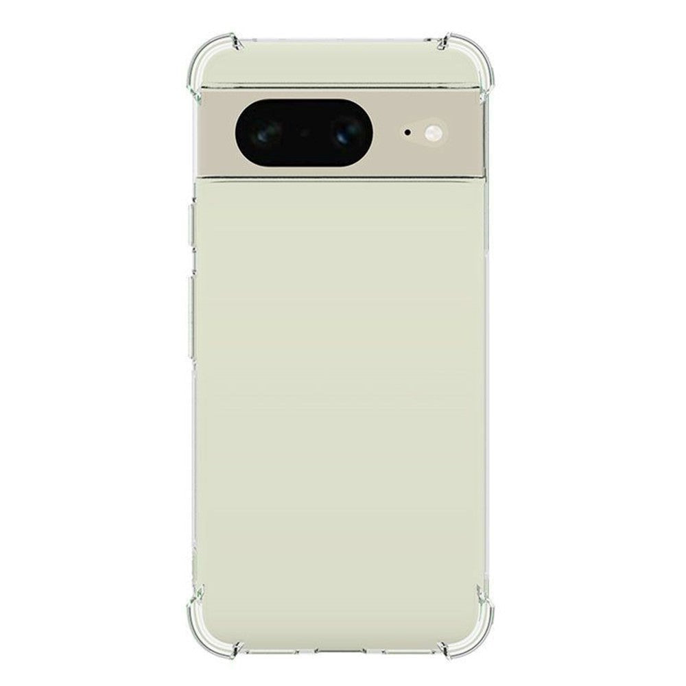 Google Pixel 8 Shockproof Flexible Plastic Case - Transparent