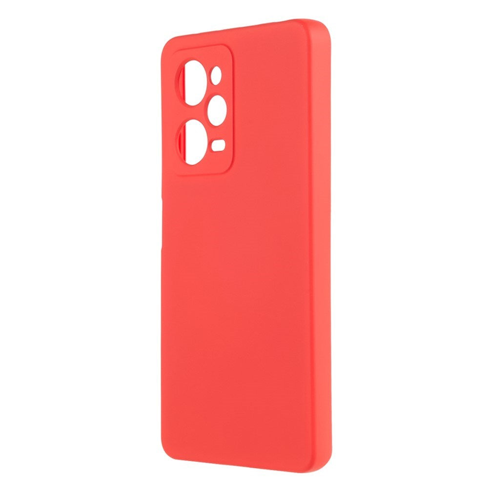 EIDERWOOD Xiaomi Poco X5 Pro (5G) Lined Flexible Plastic Case - Red