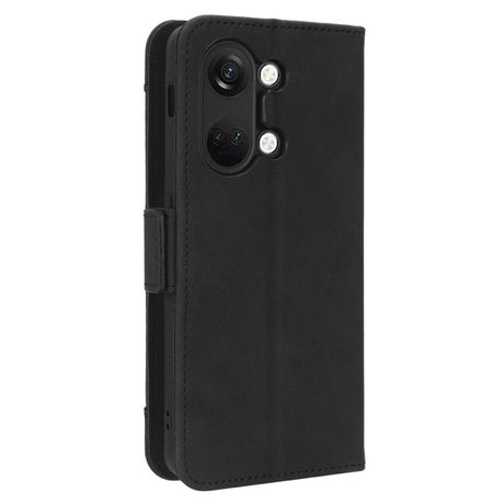 OnePlus Nord 3 (5G) Leather Flip Case w. Large Wallet - Black