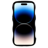 iPhone 14 Pro Flexible Case - Wavy - Black