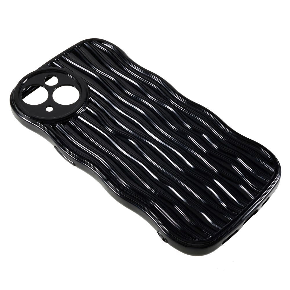 iPhone 13 Flexible Case - Wavy - Black