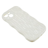 iPhone 13 Flexible Case - Wavy - White