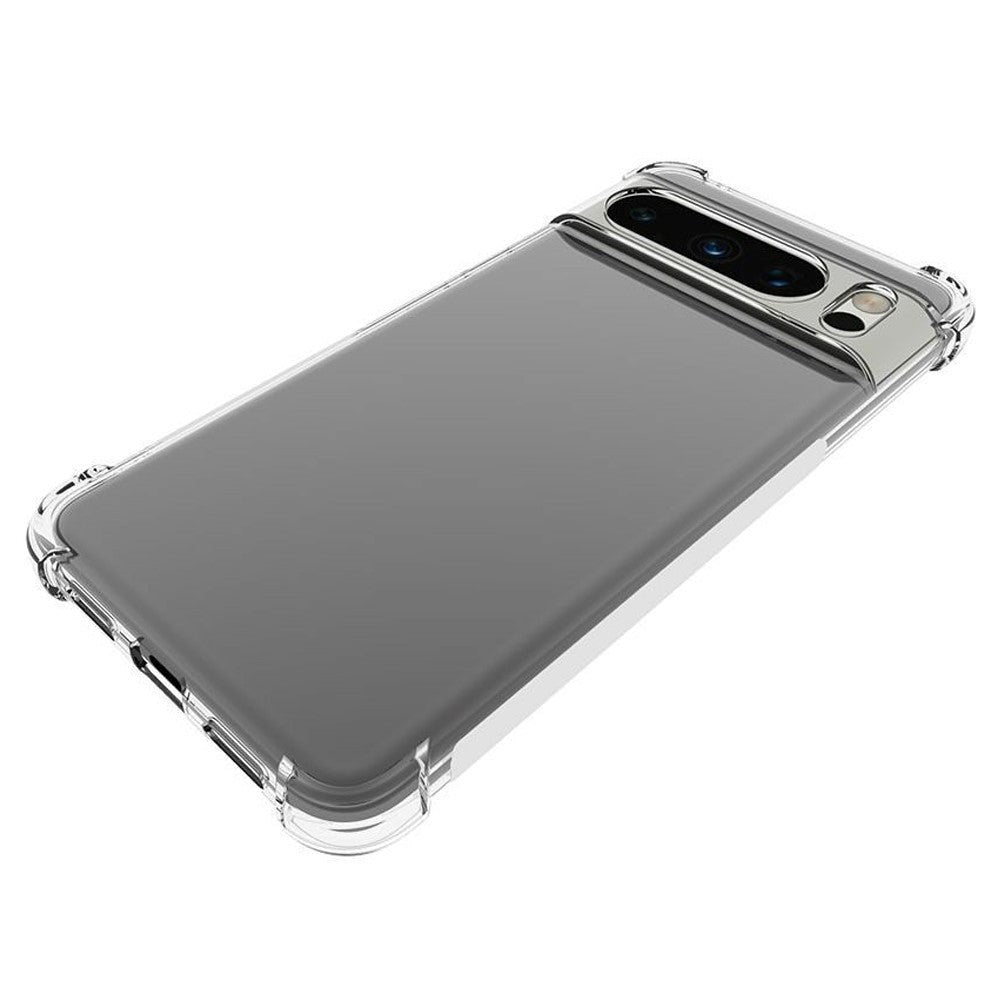 Google Pixel 8 Pro Shockproof Flexible Plastic Case - Transparent