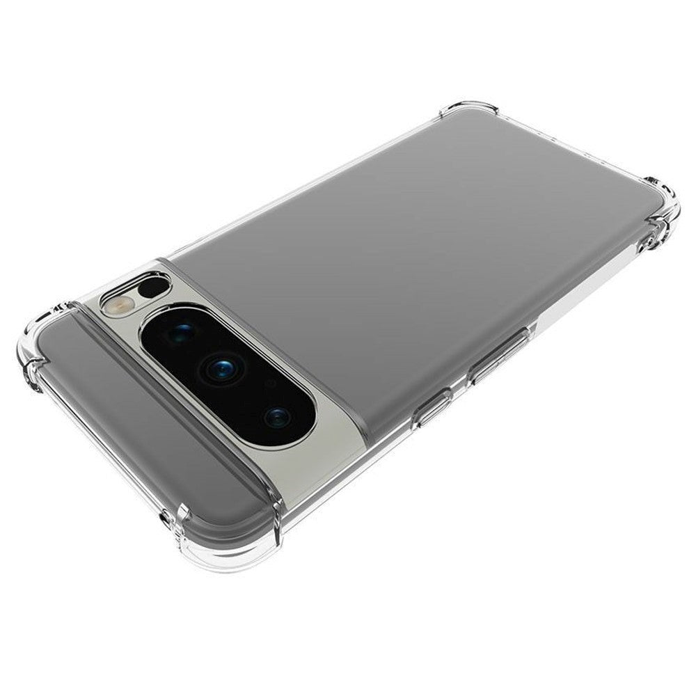 Google Pixel 8 Pro Shockproof Flexible Plastic Case - Transparent