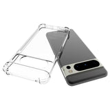 Google Pixel 8 Pro Shockproof Flexible Plastic Case - Transparent