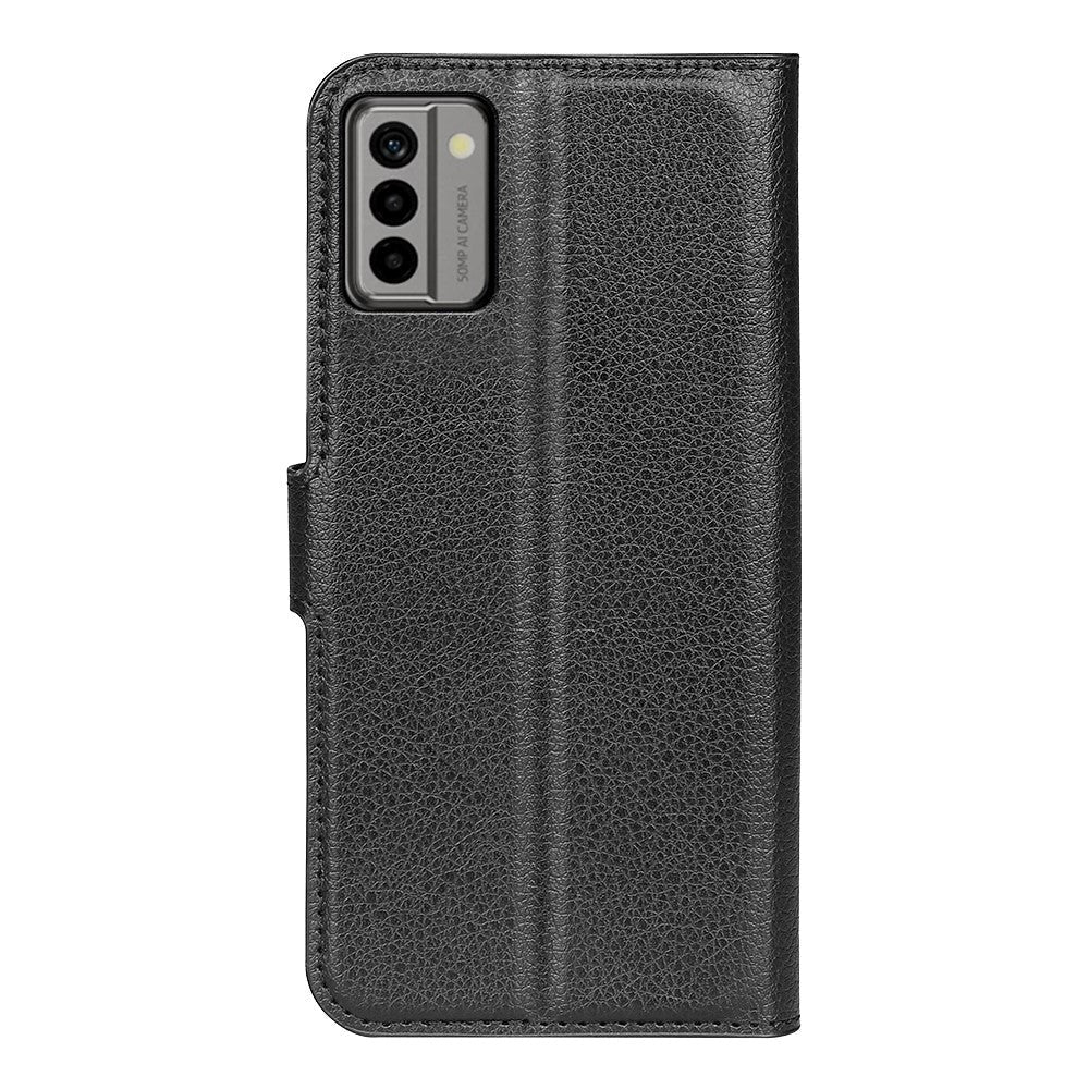 Nokia G22 Litchi Leather Case w. Wallet - Black