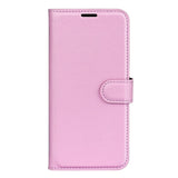 Nokia G22 Litchi Leather Case w. Wallet - Pink