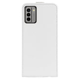 Nokia G22 Vertical Flip Leather Case w. Card Holder - White