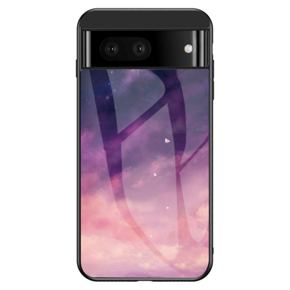 Google Pixel 7A Case with Glass Back - Pink Sky