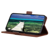 Motorola ThinkPhone Flip Cover Leather with Wallet - Dark Brown