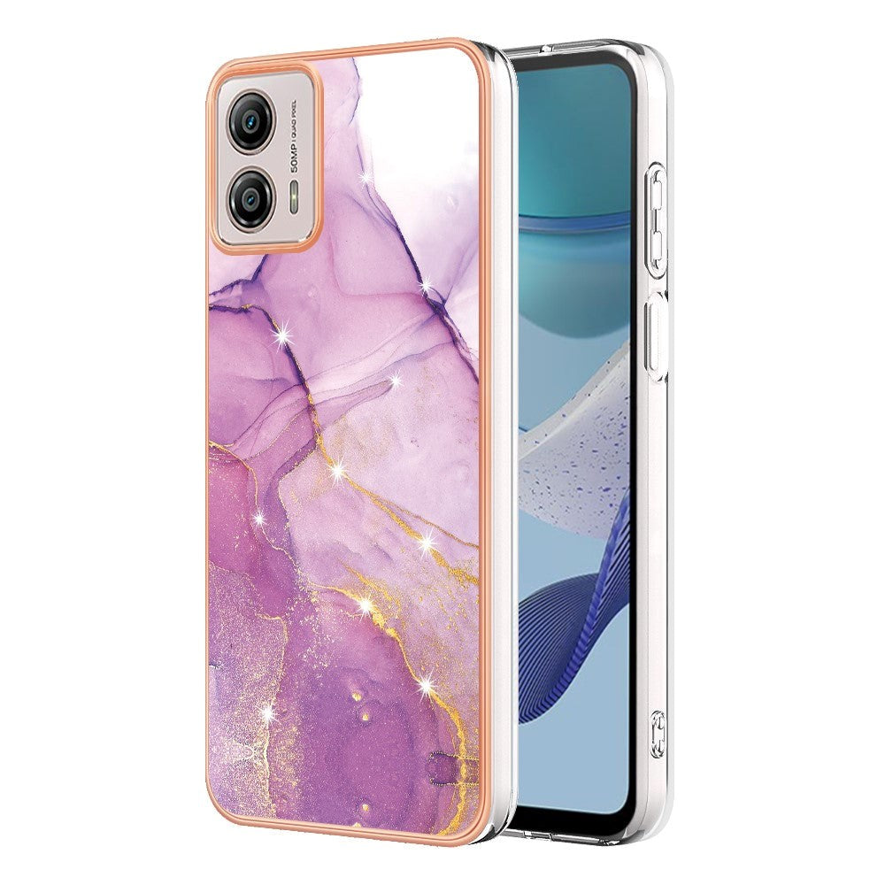 Motorola Moto G53 / G23 / G13 Hybrid Plastic Case - Purple Marble