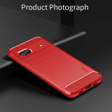 Google Pixel 8 Brushed Carbon Case - Red