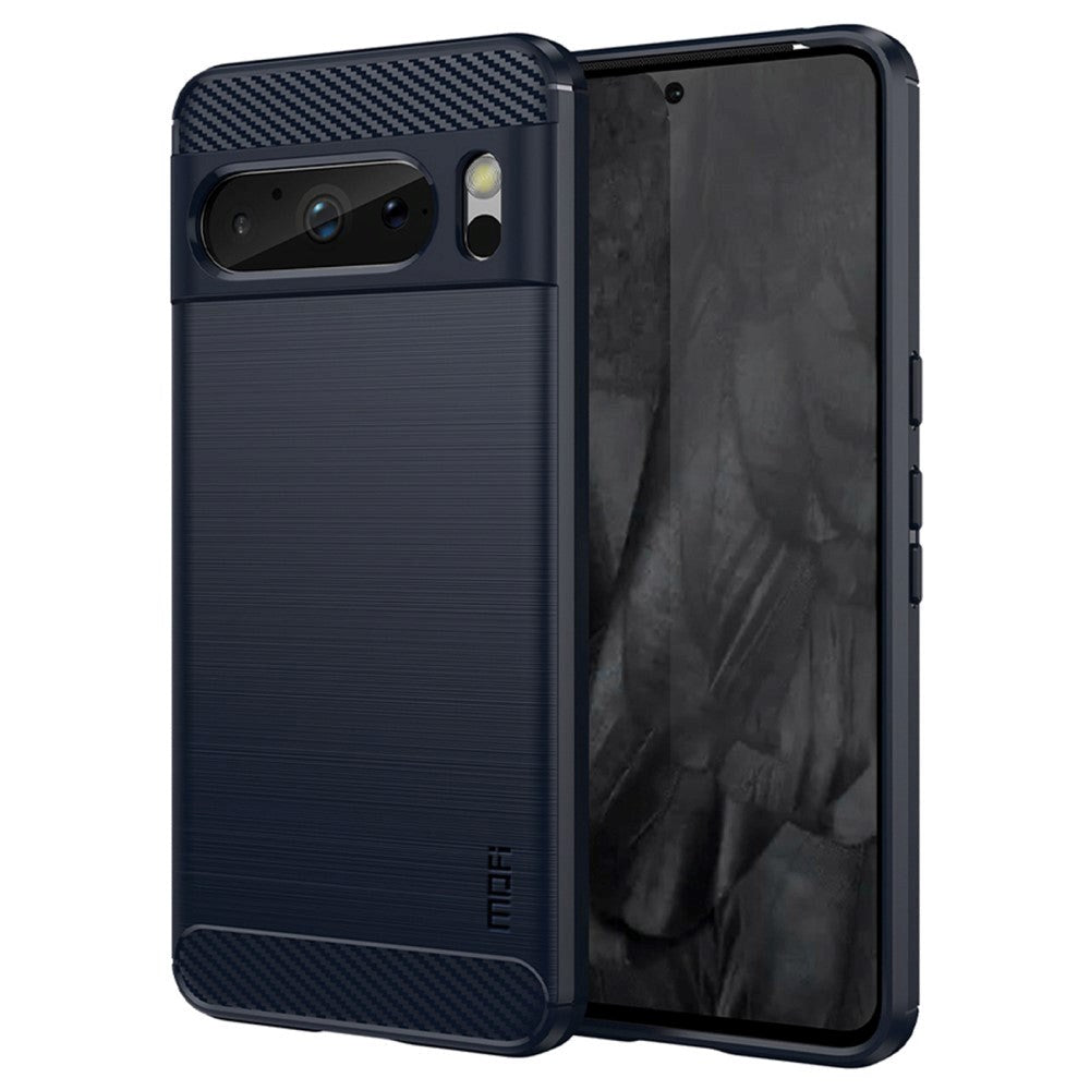 Google Pixel 8 Pro Brushed Carbon Case - Blue