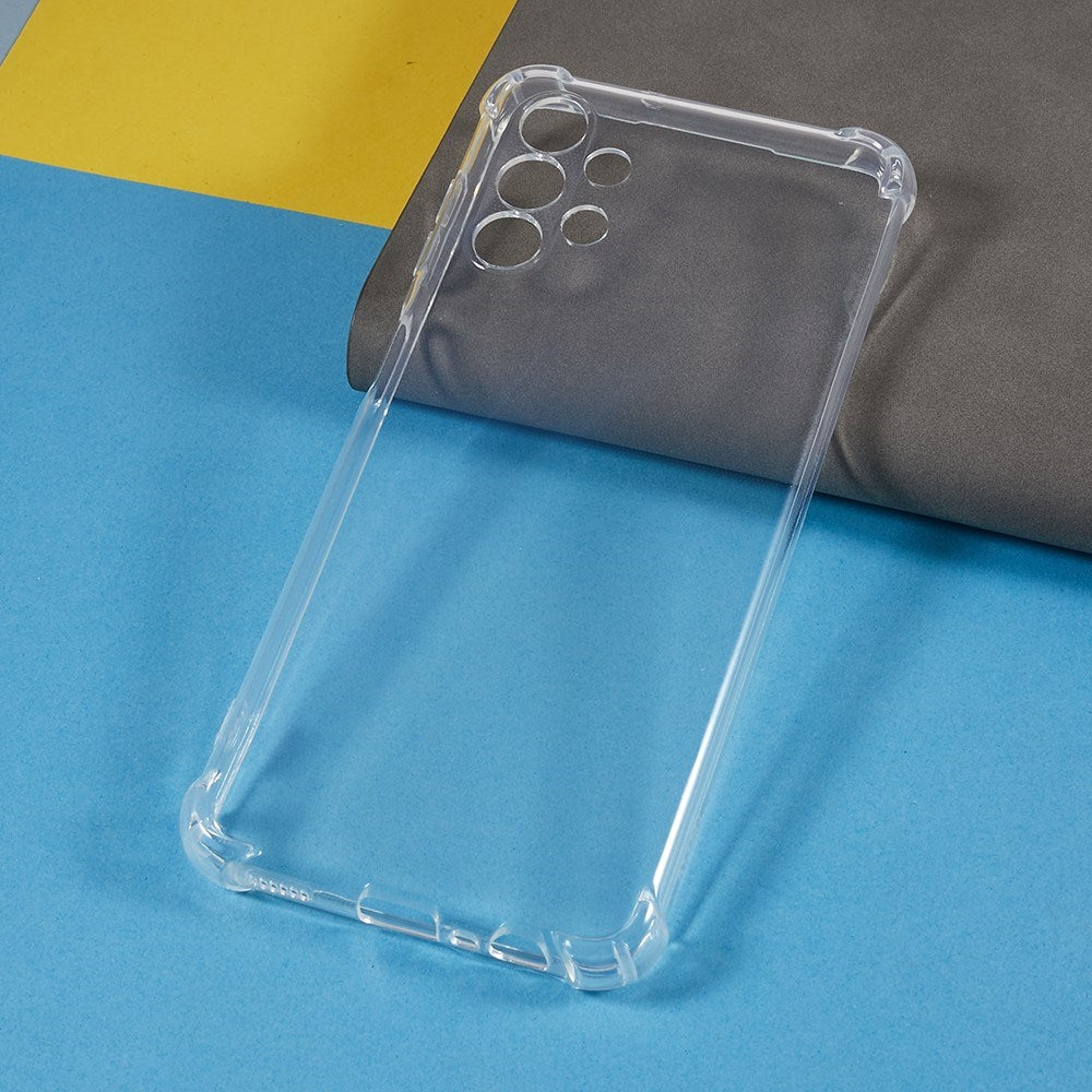 EIDERWOOD Samsung Galaxy A13 (4G) Plastic Case with Shock Absorbing Corners - Transparent