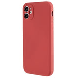 EIDERWOOD iPhone 11 Lined Flexible Plastic Case - Dark Red