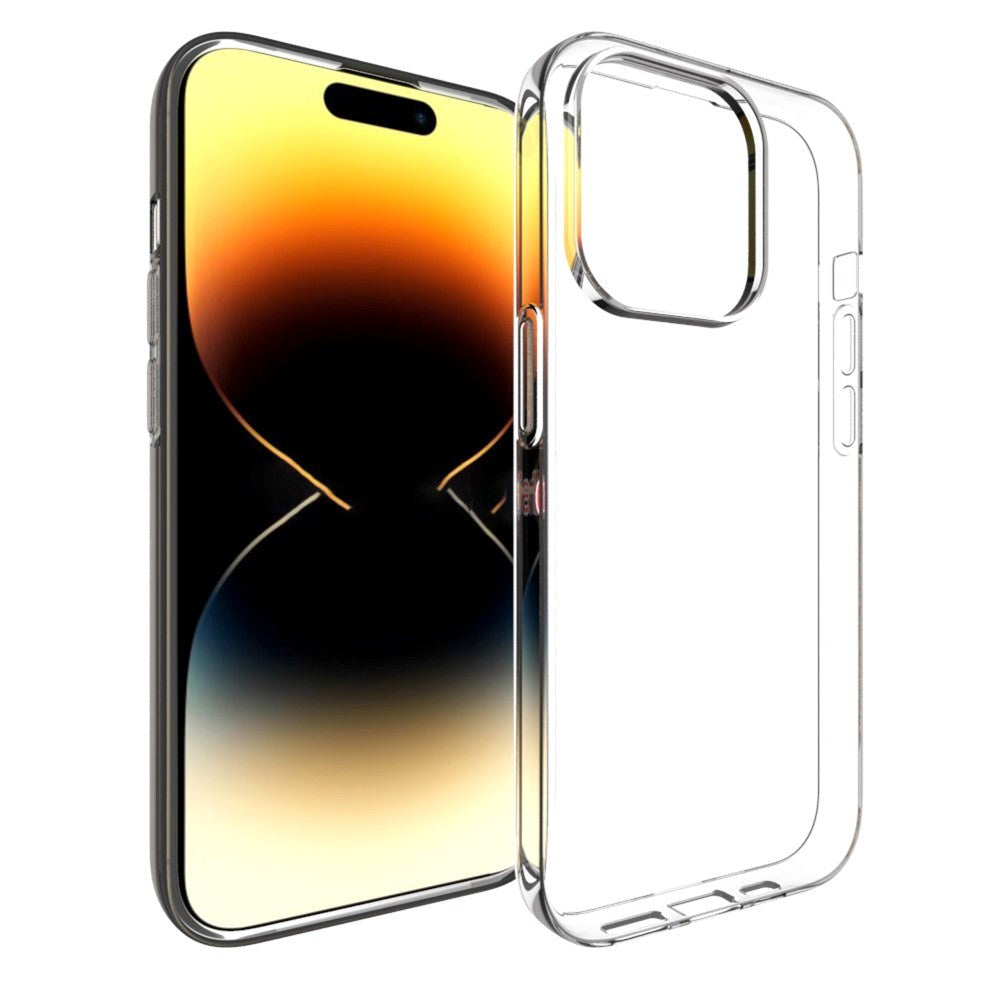 iPhone 15 Pro Flexible Plastic Case - Transparent