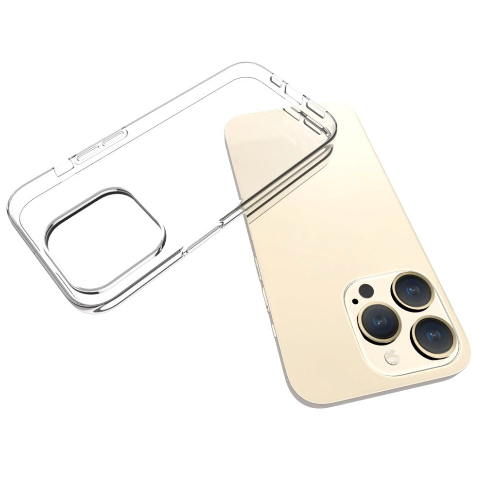 iPhone 15 Pro Flexible Plastic Case - Transparent