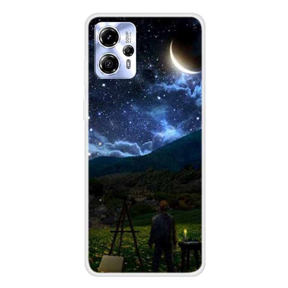 Motorola Moto G13 Flexible Plastic Case with Print - Night Sky