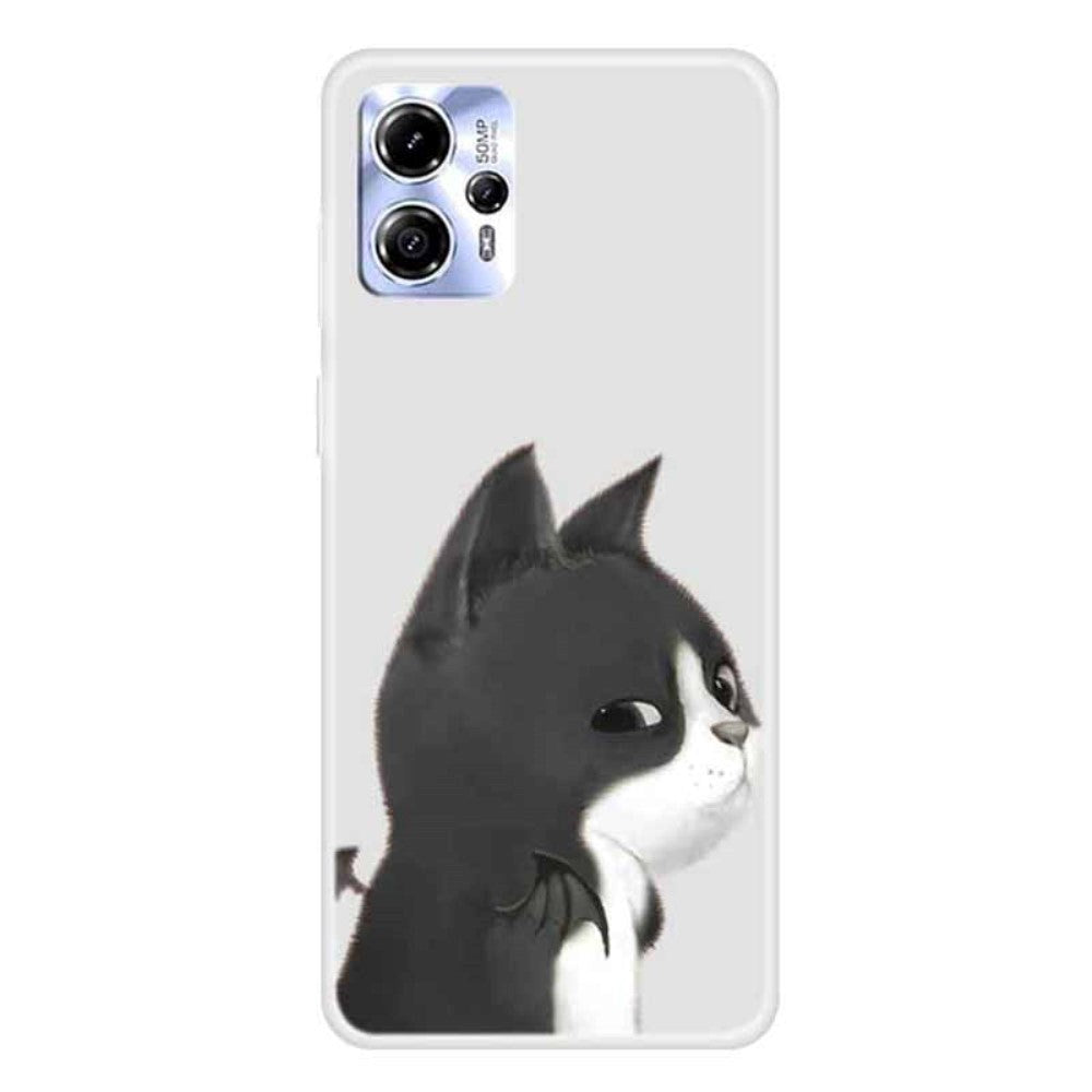 Motorola Moto G13 Flexible Plastic Case with Print - Cat