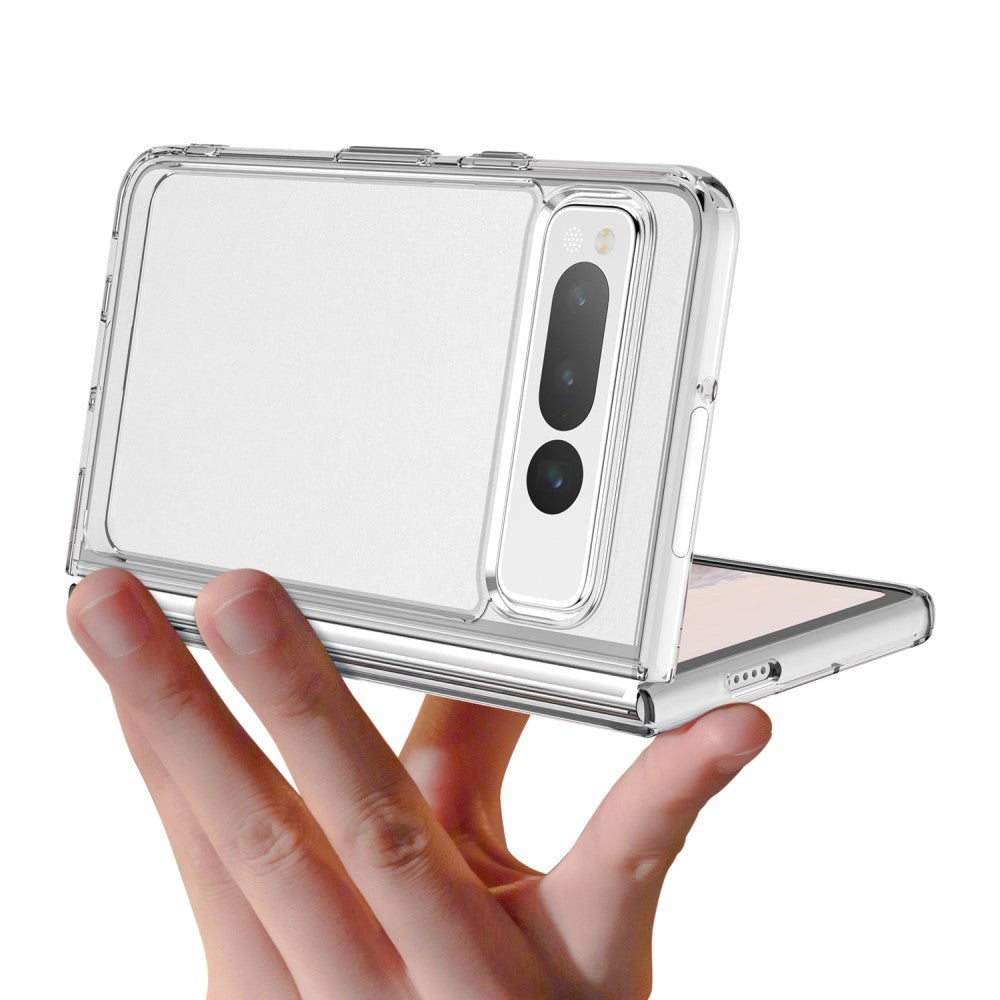 Google Pixel Fold Hybrid Plastic Case - Transparent