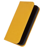 Motorola Edge 40 Leather Case w. Card Holder & Stand Function - Orange