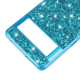 Google Pixel 7A Hard Plastic Case - Glitter - Blue