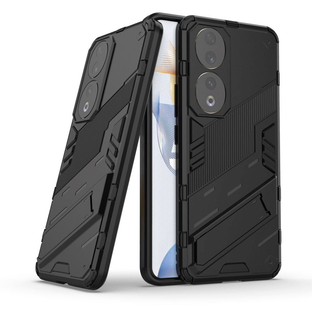 Honor 90 Hybrid Tough Case with Kickstand - Black