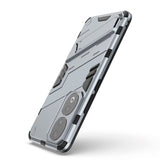 Honor 90 Hybrid Tough Case with Kickstand - Grey