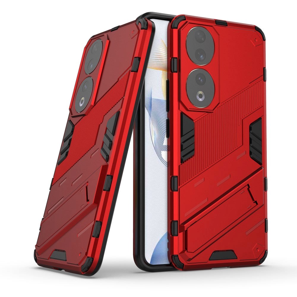 Honor 90 Hybrid Tough Case with Kickstand - Red