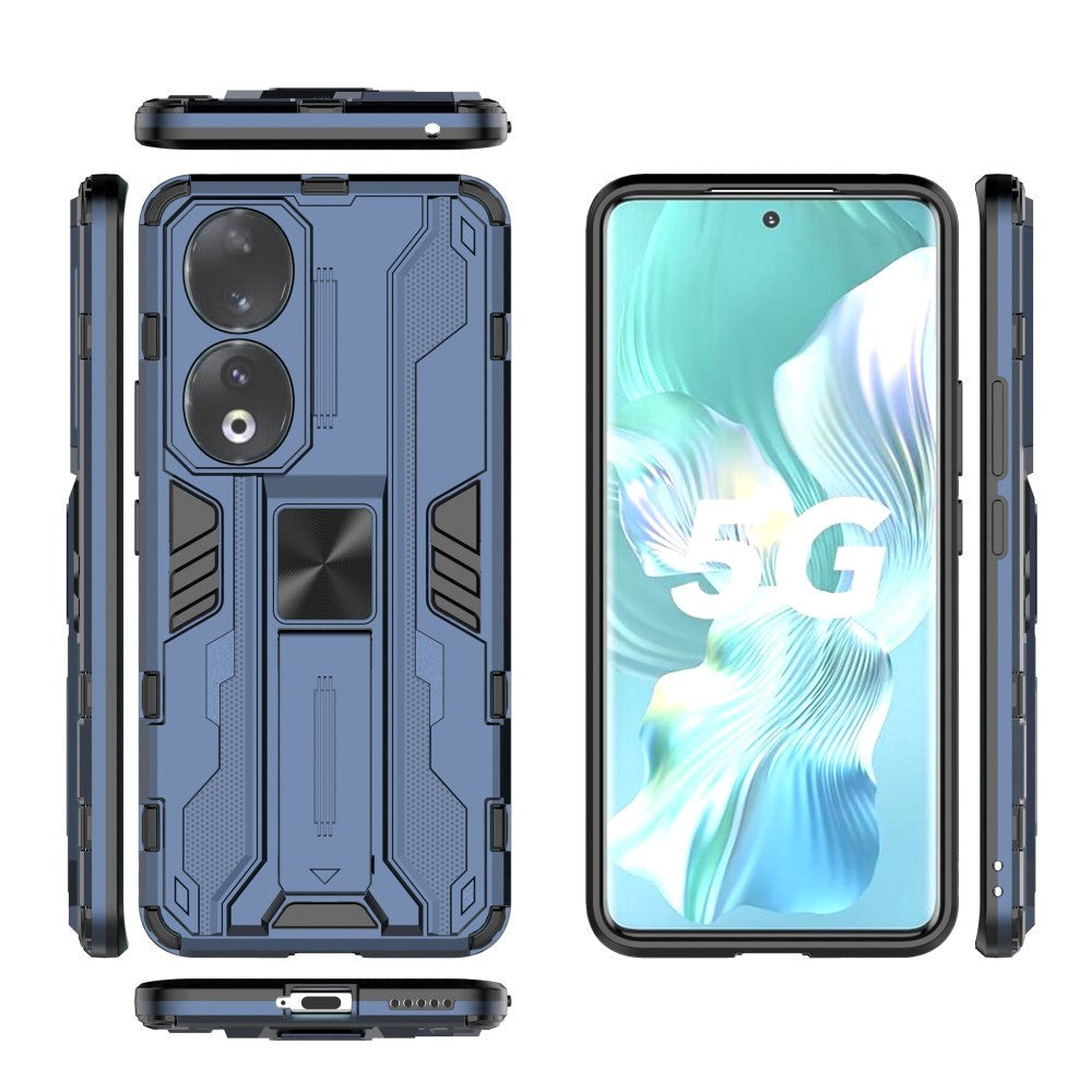 Honor 90 Tough Case w. Kickstand - Blue