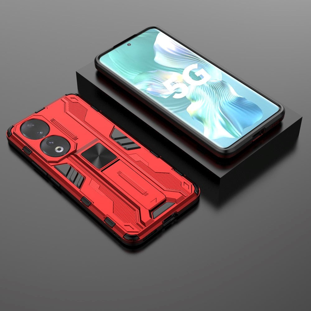 Honor 90 Tough Case w. Kickstand - Red