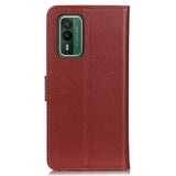 Nokia XR21 Litchi Leather Case w. Wallet - Brown