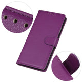 Nokia XR21 Litchi Leather Case w. Wallet - Purple