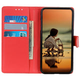 Nokia XR21 Litchi Leather Case w. Wallet - Red