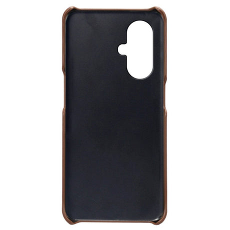 OnePlus Nord CE 3 Lite (5G) Leather Coated Plastic Case - Brown