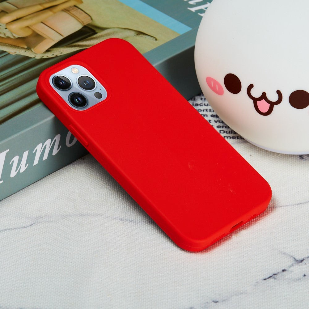 iPhone 15 Pro Silicone Case - Red