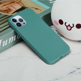 iPhone 15 Pro Silicone Case - Dark Green