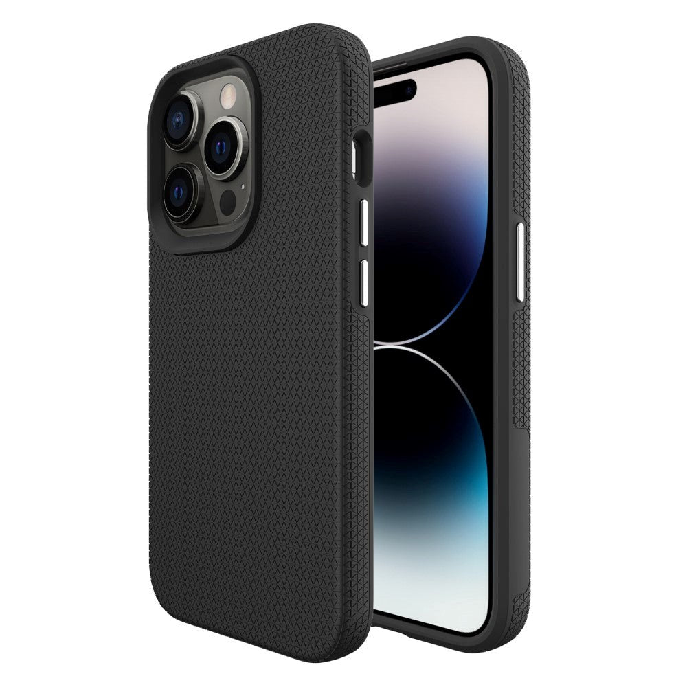 iPhone 15 Pro Shockproof Tough Case - Black