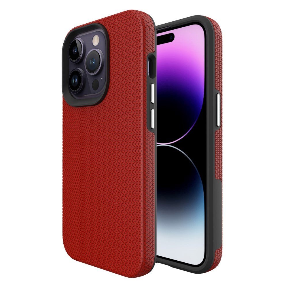 iPhone 15 Pro Shockproof Tough Case - Red