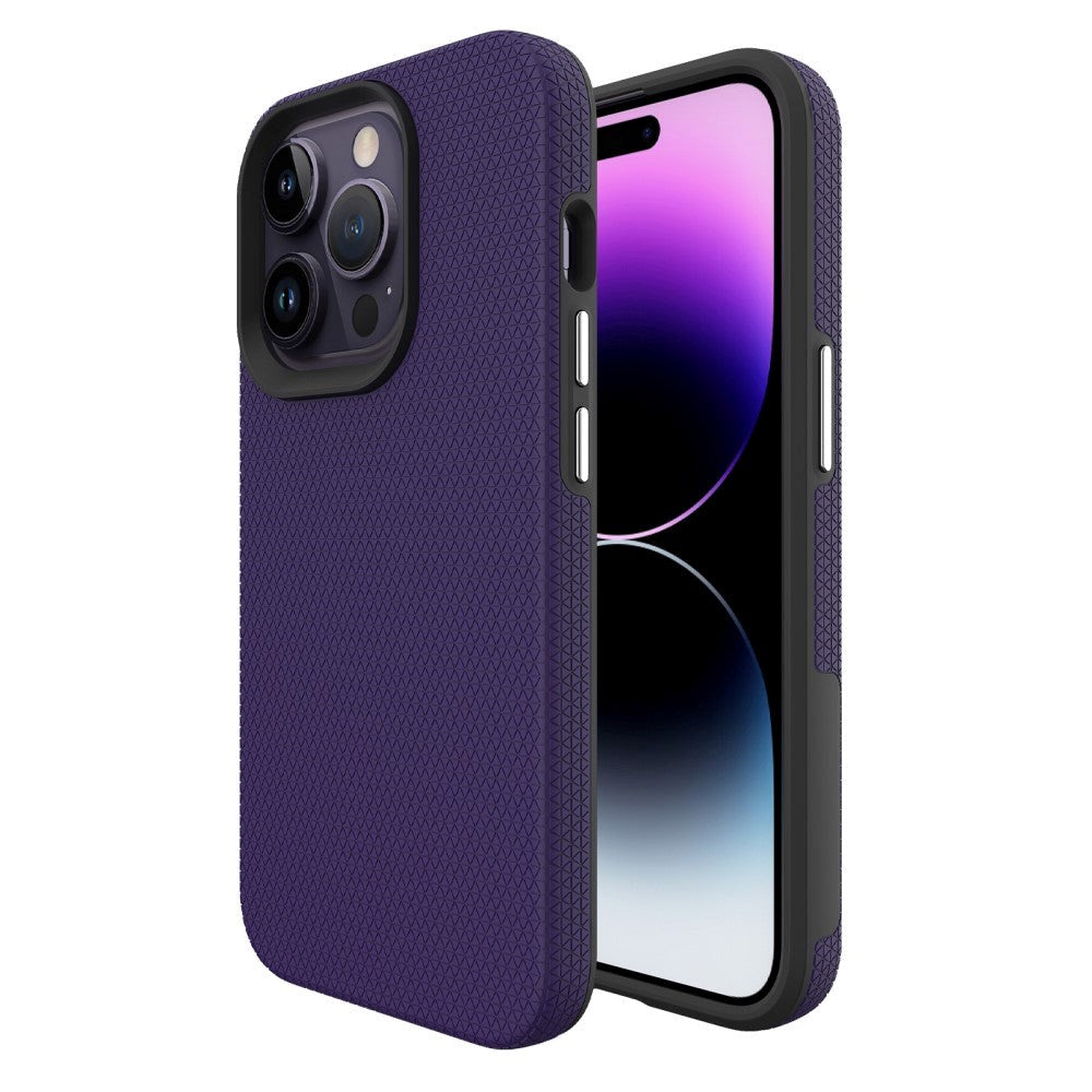 iPhone 15 Pro Shockproof Tough Case - Purple