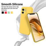 Motorola Edge 40 Liquid Silicone Case w. Strap - Yellow