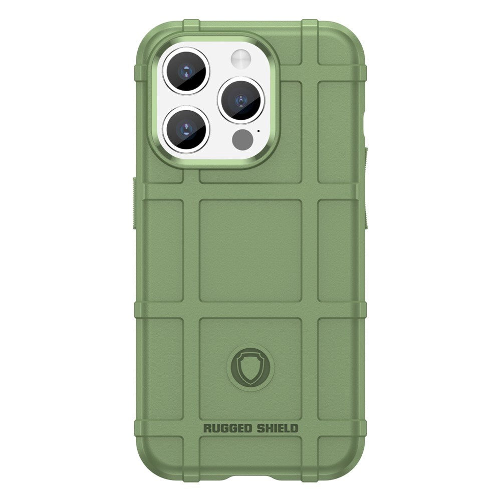 iPhone 15 Pro Rugged Shield Series Tough Case - Green