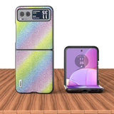 Motorola Razr 40 Rhinestone Case - Rainbow