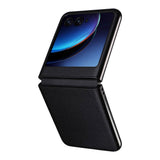 Motorola Razr 40 Ultra Slim Leather Case - Black