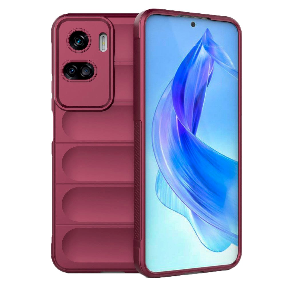 Honor 90 Lite Flexible Plastic Case - Wine Red