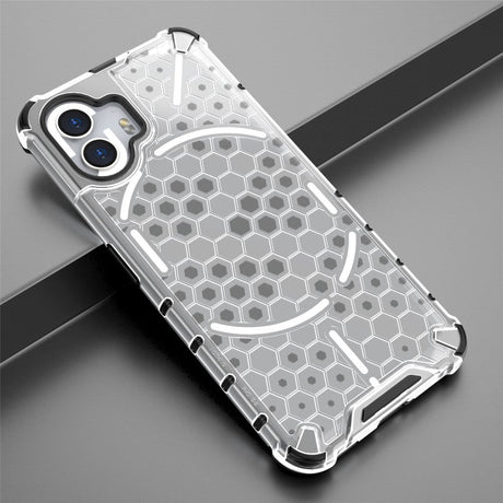 Nothing Phone (2) Honeycomb Pattern Hybrid Case - Grey